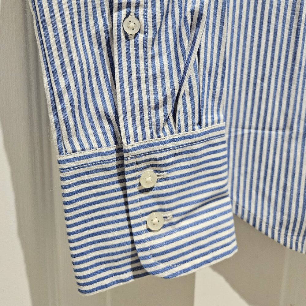 J. Crew Slim Fit Blue and white striped - Picture 4 of 4